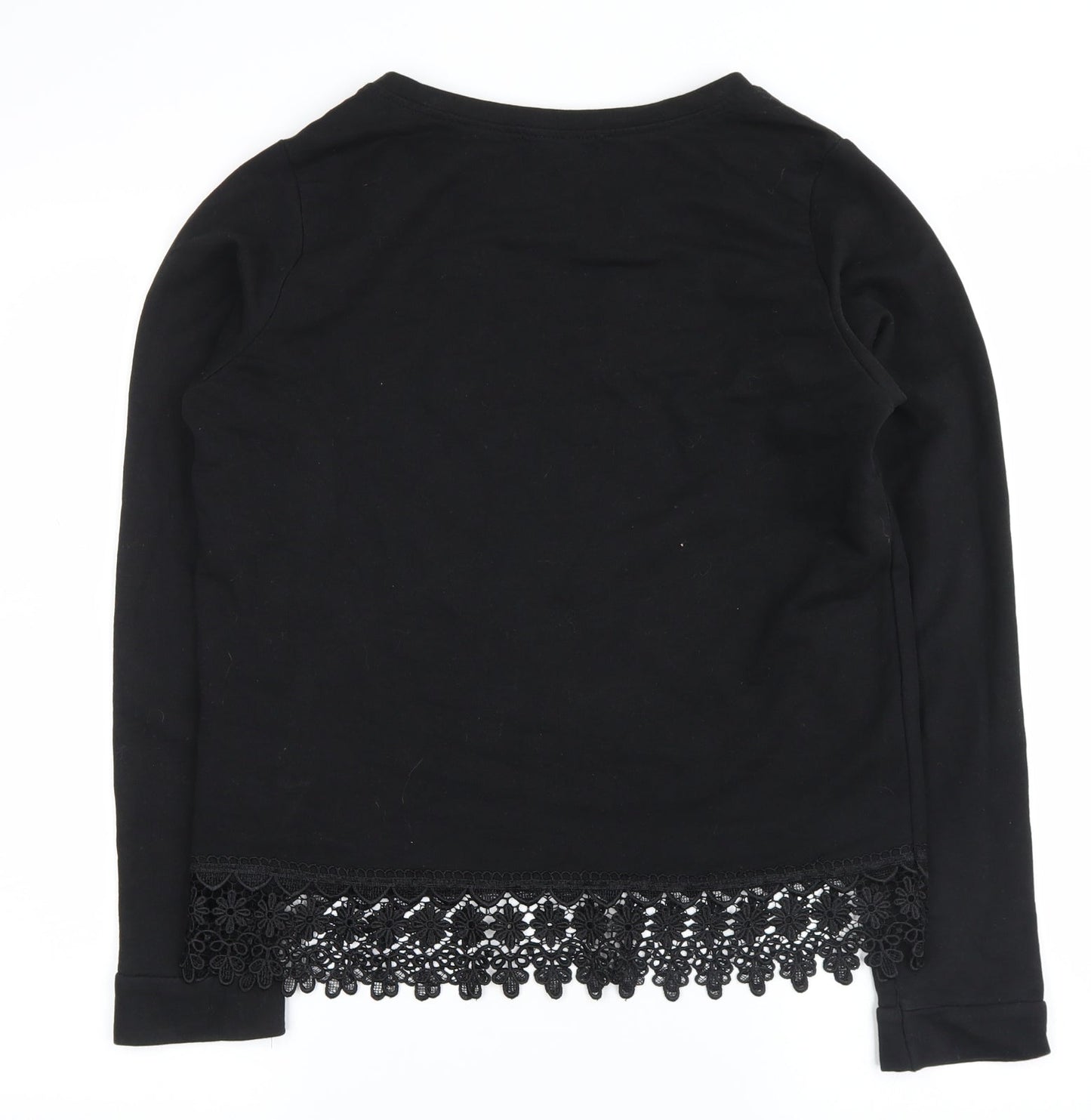ATMOSPHER Womens Black   Basic Blouse Size 8