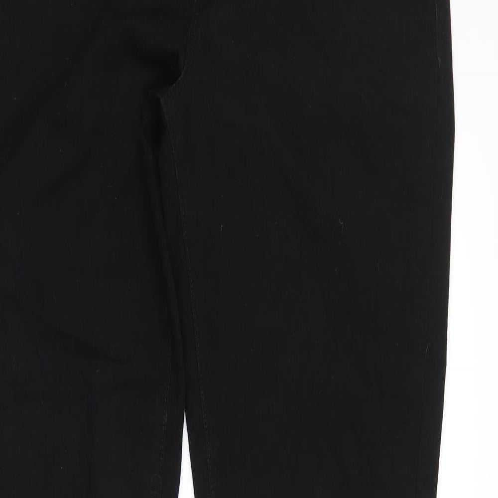 denim co Womens Black  Denim Straight Jeans Size 12