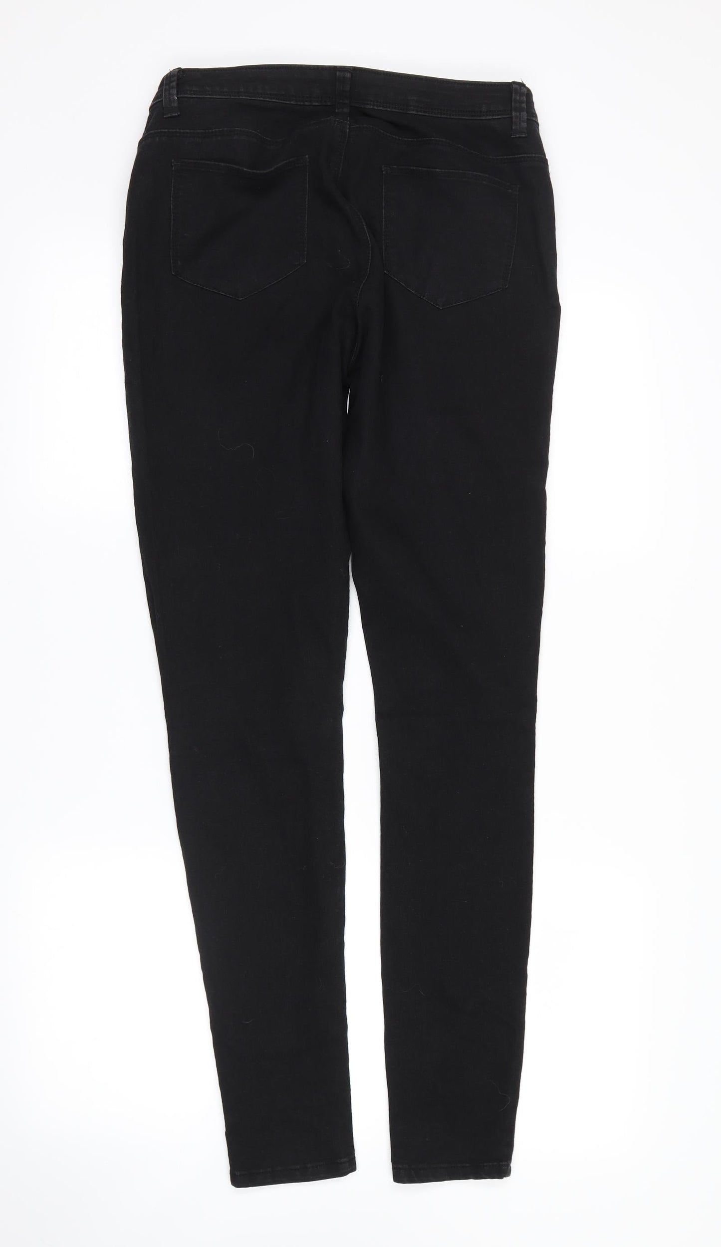 denim co Womens Black  Denim Straight Jeans Size 12