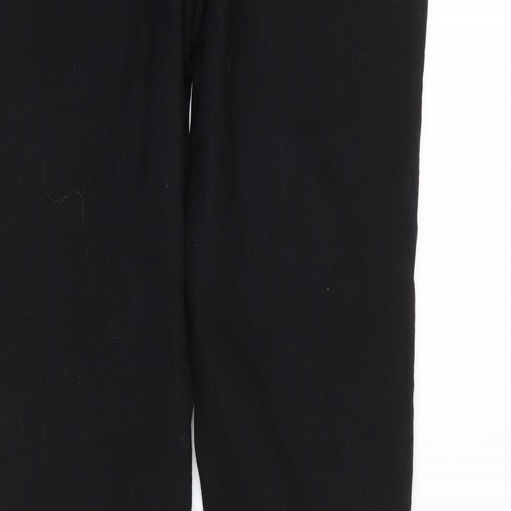 denim co Womens Black  Denim Straight Jeans Size 12