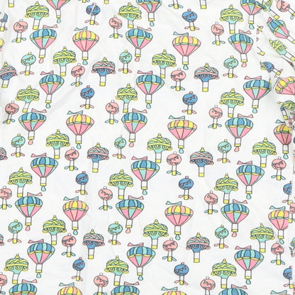 Their Nibs Girls White Spotted  Basic Casual Size 5-6 Years  - Hot Air Balloon