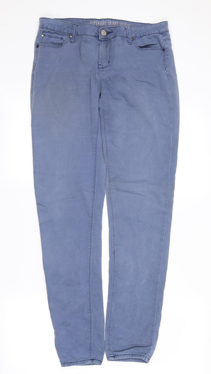 Womens UK Size 10 super skinny Regular Fit Skinny Blue Jeans