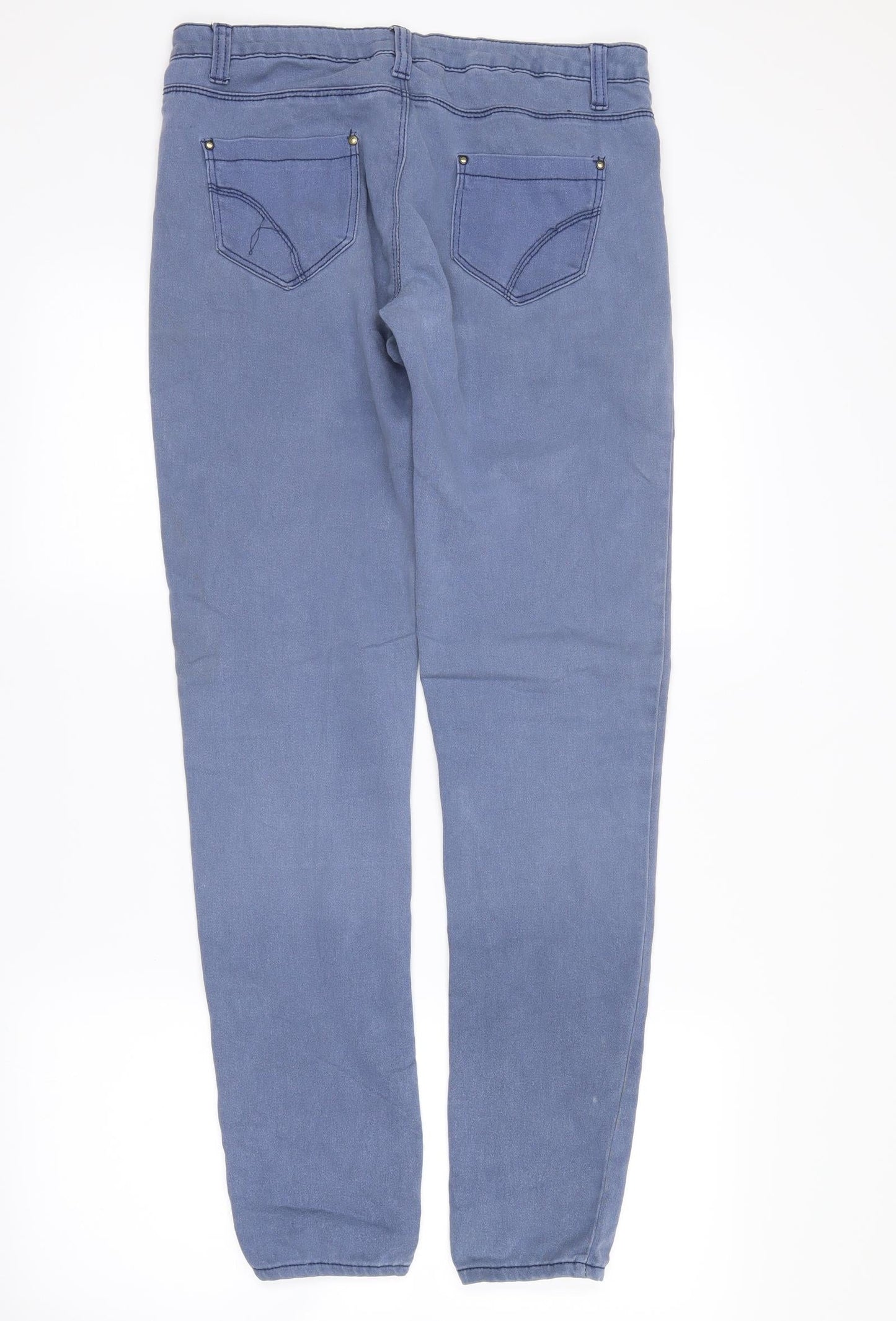 Womens UK Size 10 super skinny Regular Fit Skinny Blue Jeans