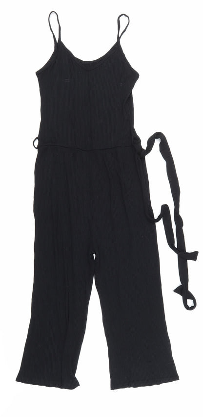 Womens UK Size  Preworn One-Piece Black Jumpsuit