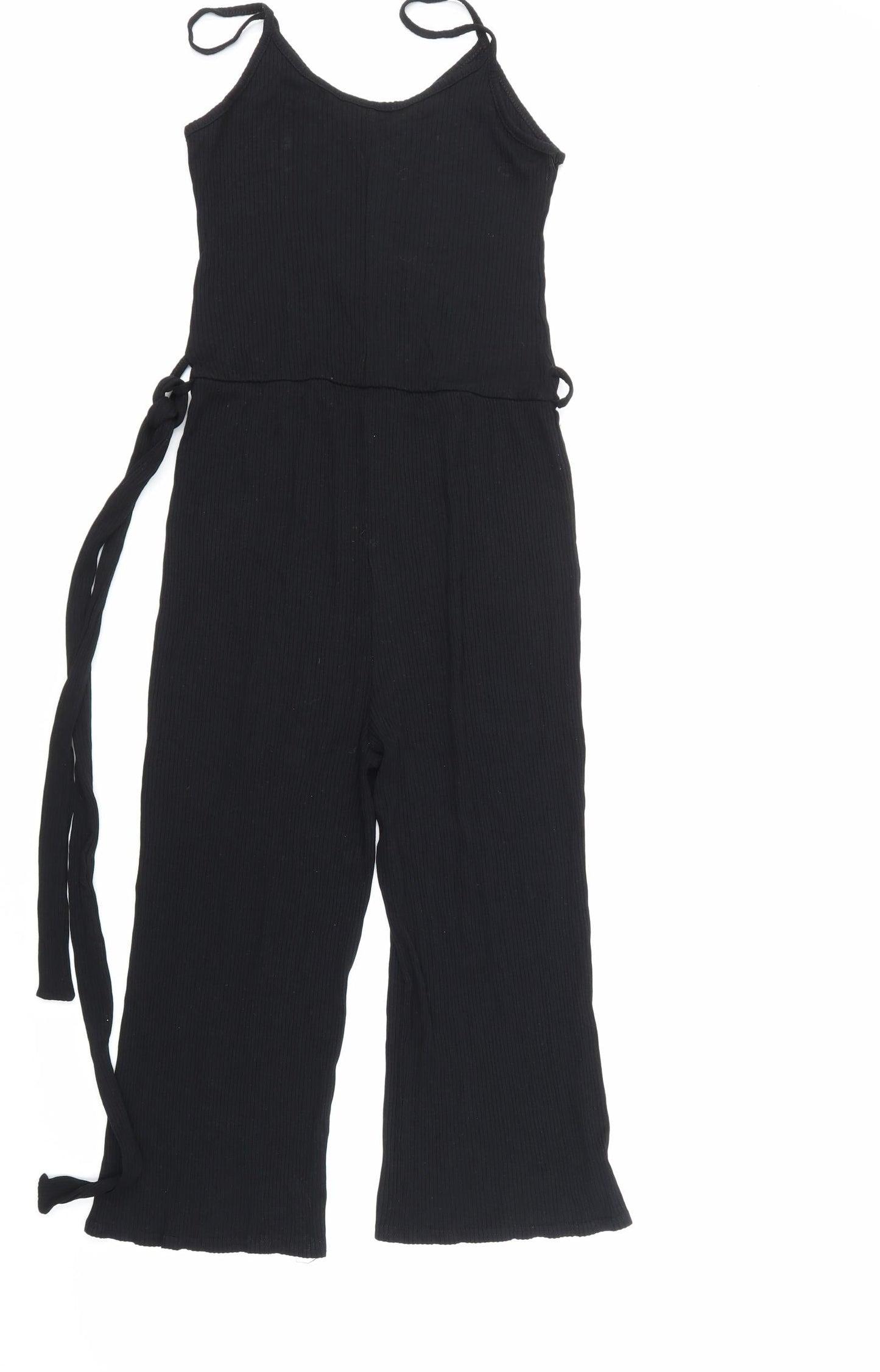 Womens UK Size  Preworn One-Piece Black Jumpsuit
