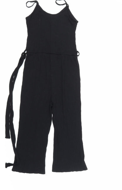 Womens UK Size  Preworn One-Piece Black Jumpsuit