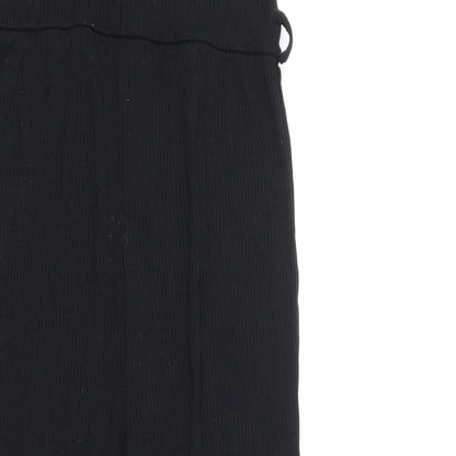 Womens UK Size  Preworn One-Piece Black Jumpsuit