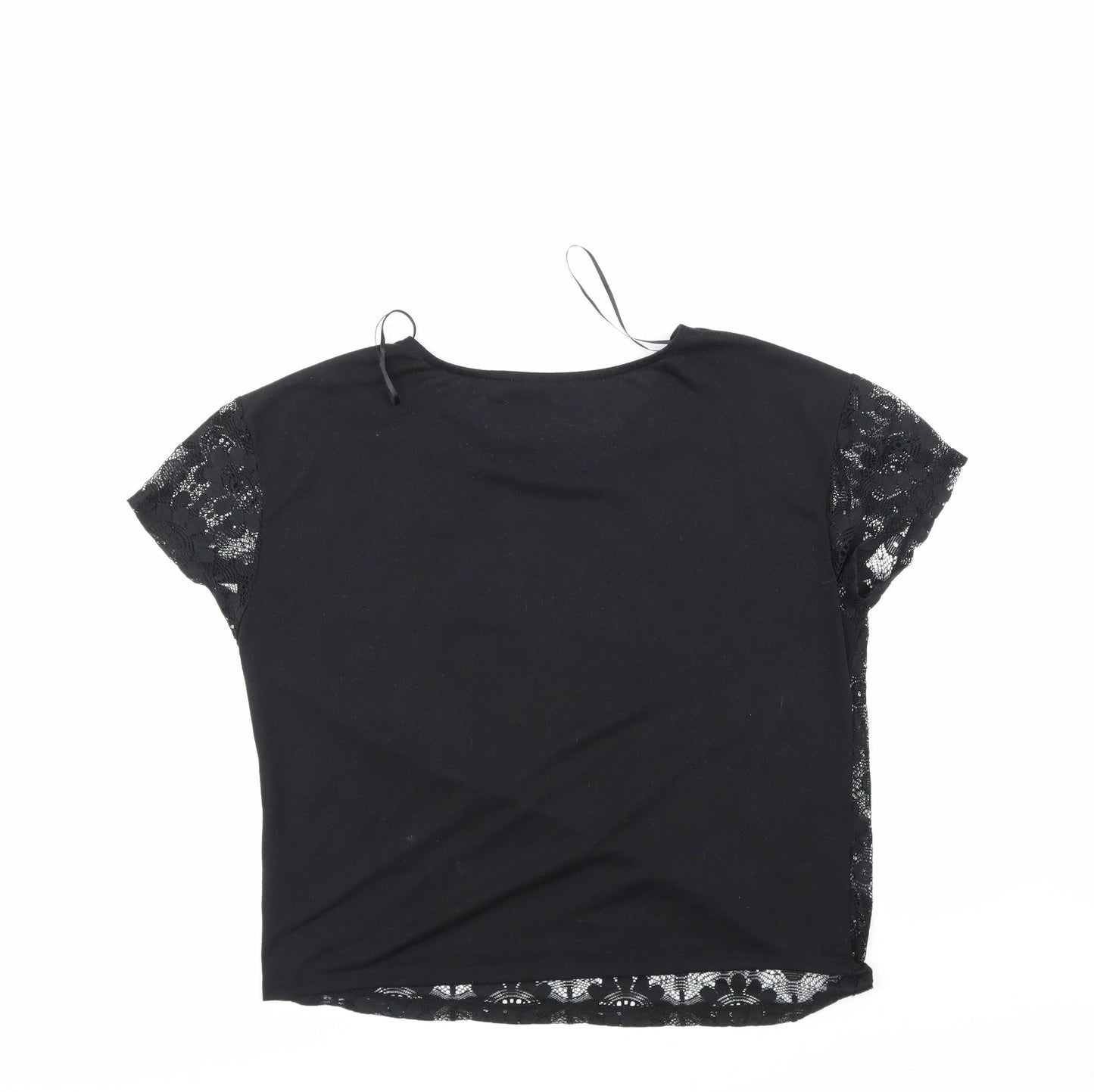 Womens UK Size 12 George Black Basic Blouse