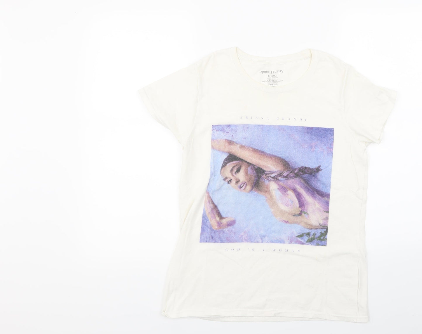 Primark Womens White   Basic T-Shirt Size S