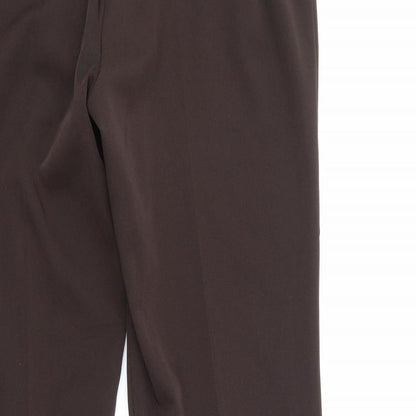 Womens UK Size 14 Berkertex Regular Fit  Brown Trousers