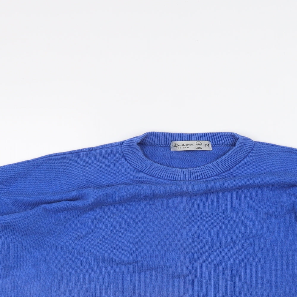 Berkertex Mens Blue   Pullover Jumper Size M