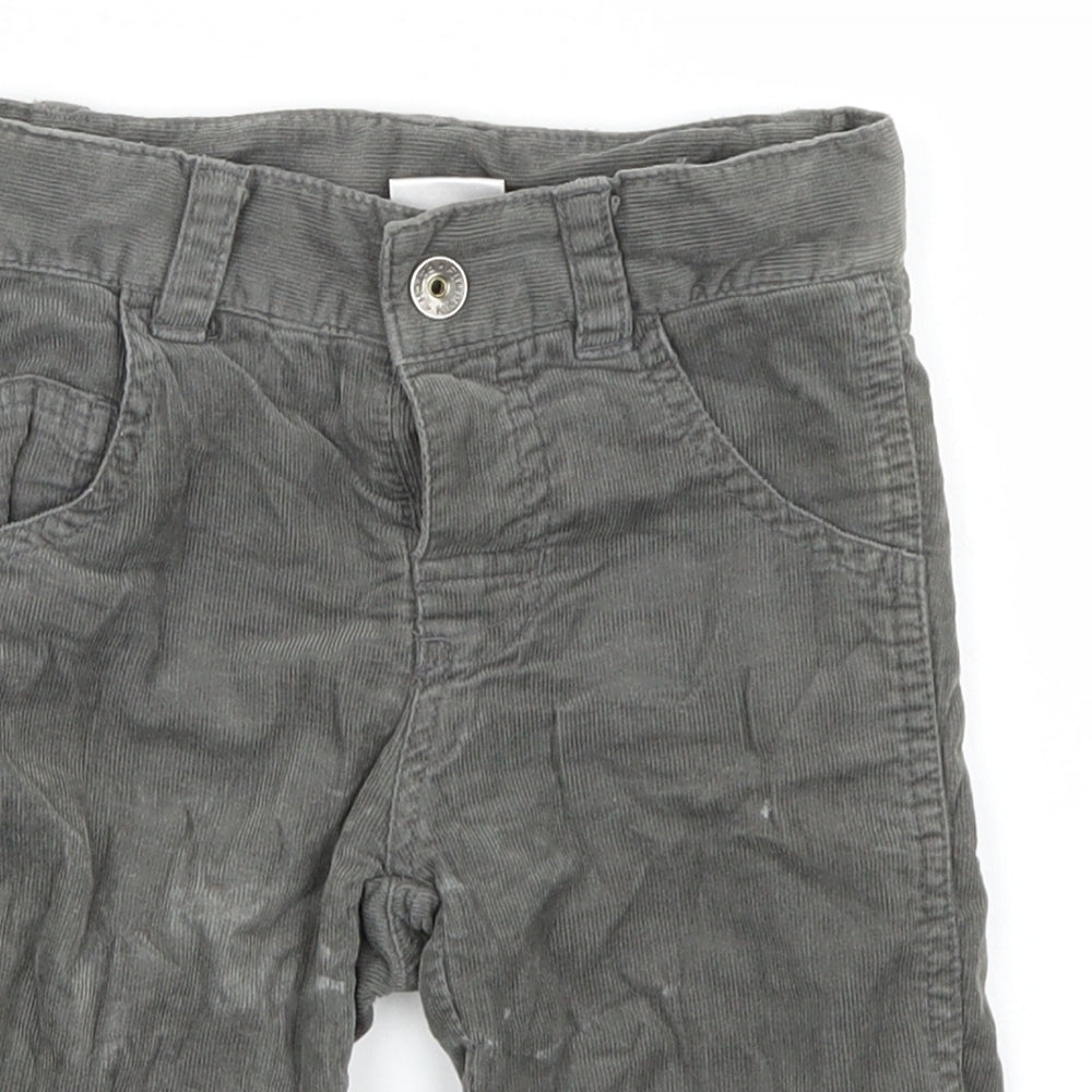 Pumpkin Patch Boys Grey  Corduroy  Trousers Size 3-6 Months
