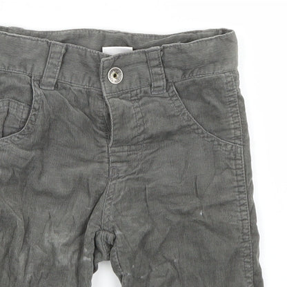 Pumpkin Patch Boys Grey  Corduroy  Trousers Size 3-6 Months