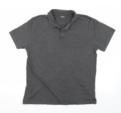 Studio Mens Grey    Polo Size L