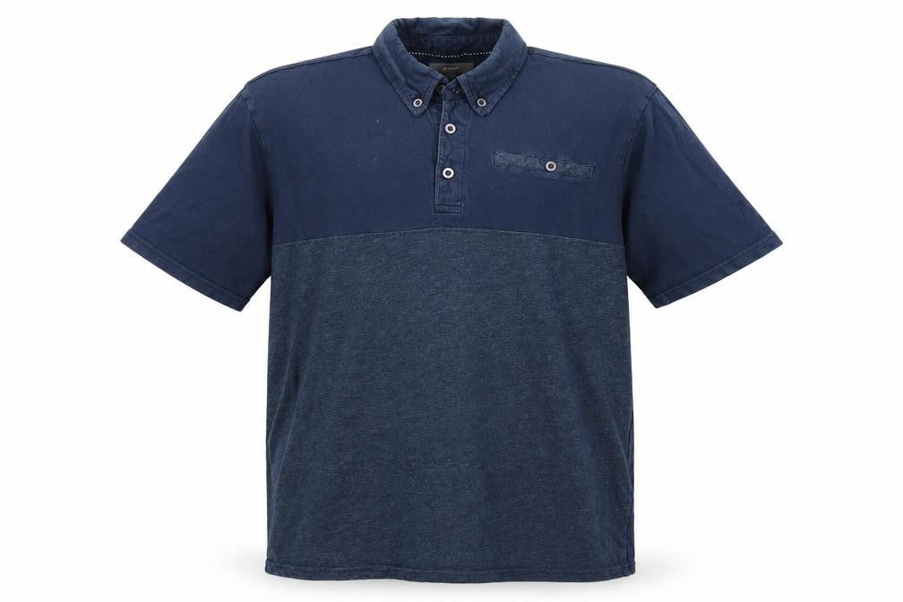Studio Mens Blue    Polo Size L