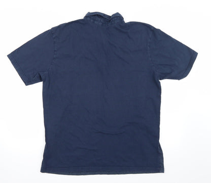 Studio Mens Blue    Polo Size L