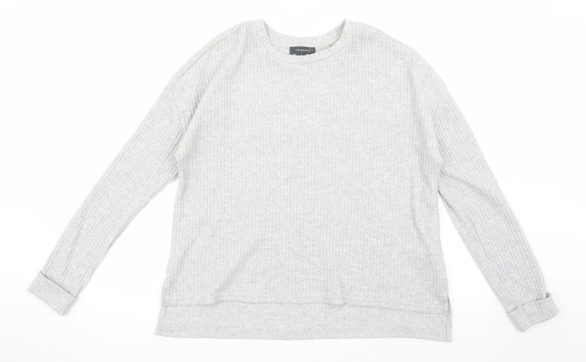 Primark Womens Grey   Pullover Jumper Size 10