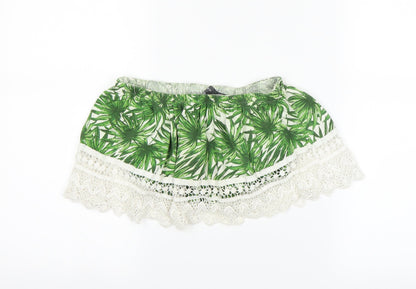 Primark Womens Green   Cropped T-Shirt Size 12