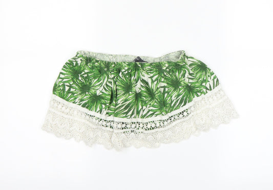 Primark Womens Green   Cropped T-Shirt Size 12