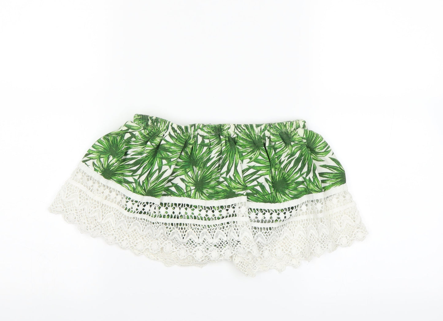 Primark Womens Green   Cropped T-Shirt Size 12