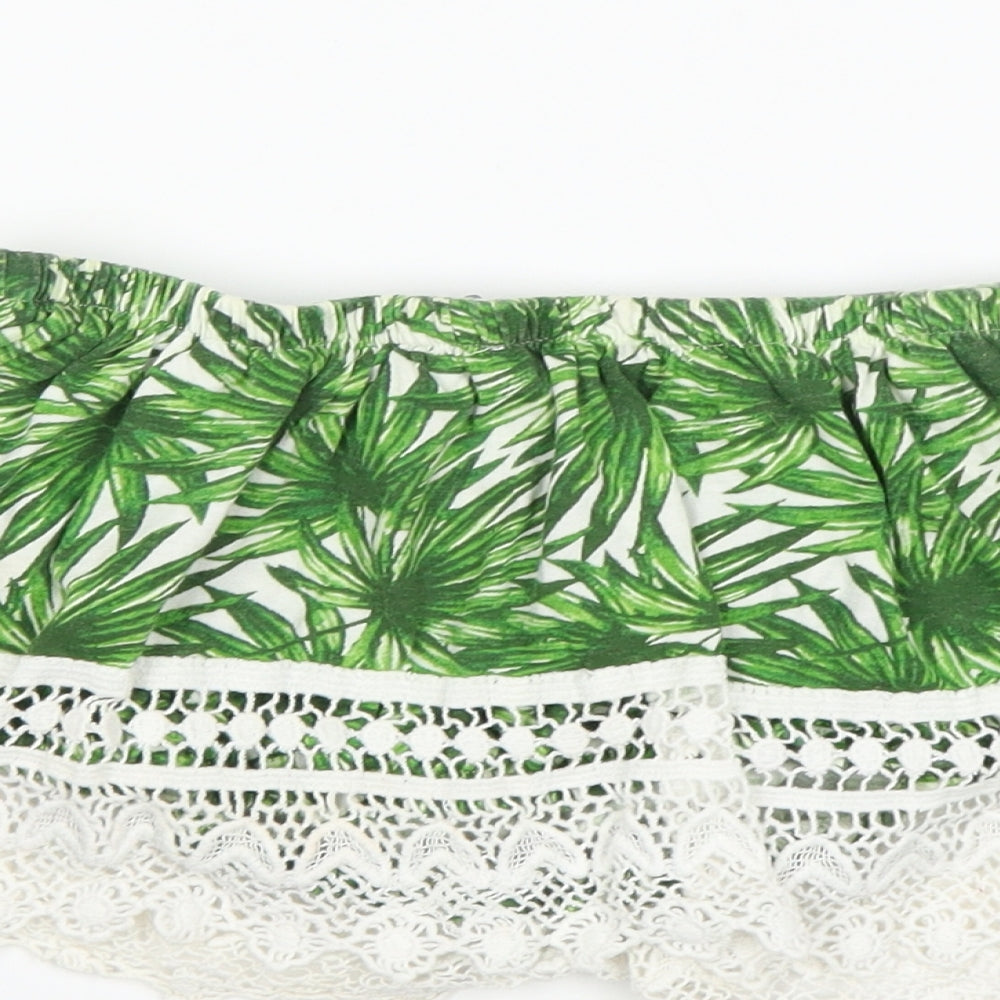 Primark Womens Green   Cropped T-Shirt Size 12