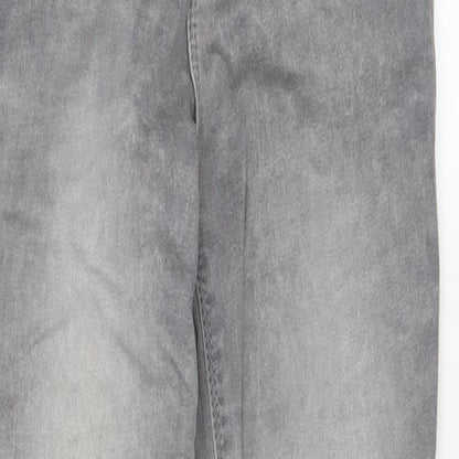 Only Womens Grey   Straight Jeans Size 4 L27 in