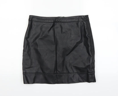 Dorothy Perkins Womens Black   A-Line Skirt Size 8