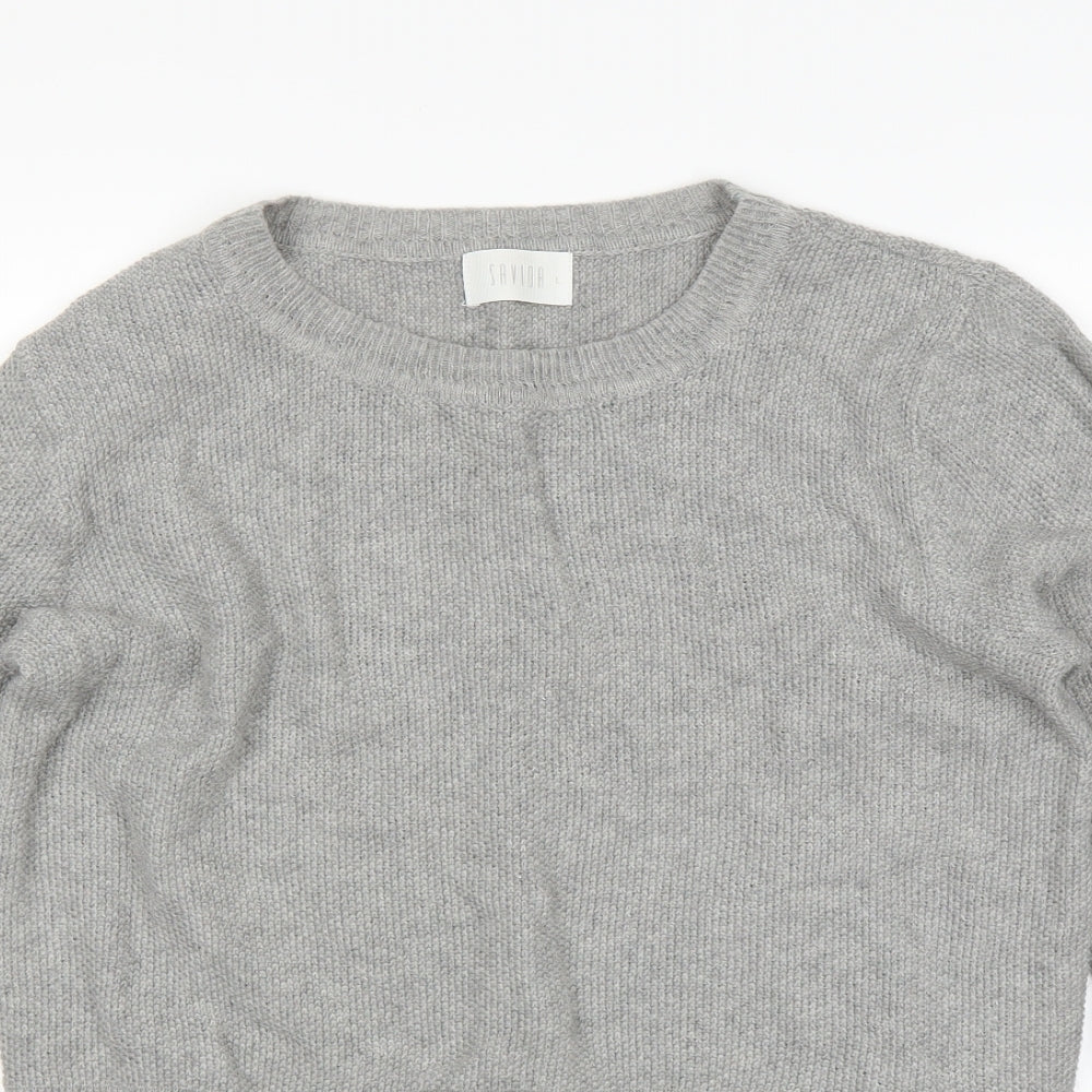 savida Womens Grey   Pullover Jumper Size L