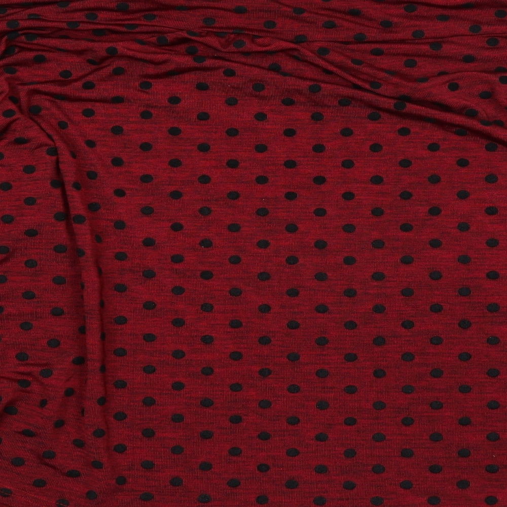 Presence Womens Red   Basic T-Shirt Size 16