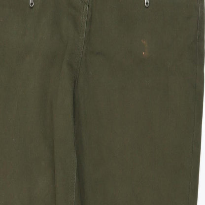 Womens UK Size 12 Preworn Regular Fit Skinny Green Jeans