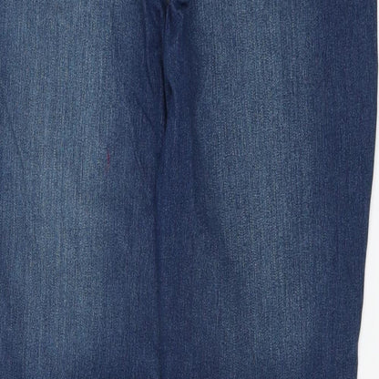 Womens UK Size S Preworn Regular Fit Skinny Black Jeans