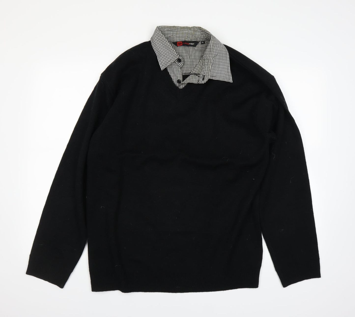 Cutting Edge Mens Blue   Pullover Jumper Size XL