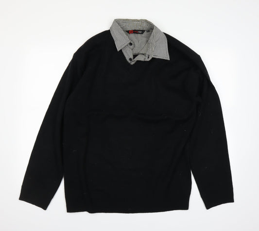 Cutting Edge Mens Blue   Pullover Jumper Size XL