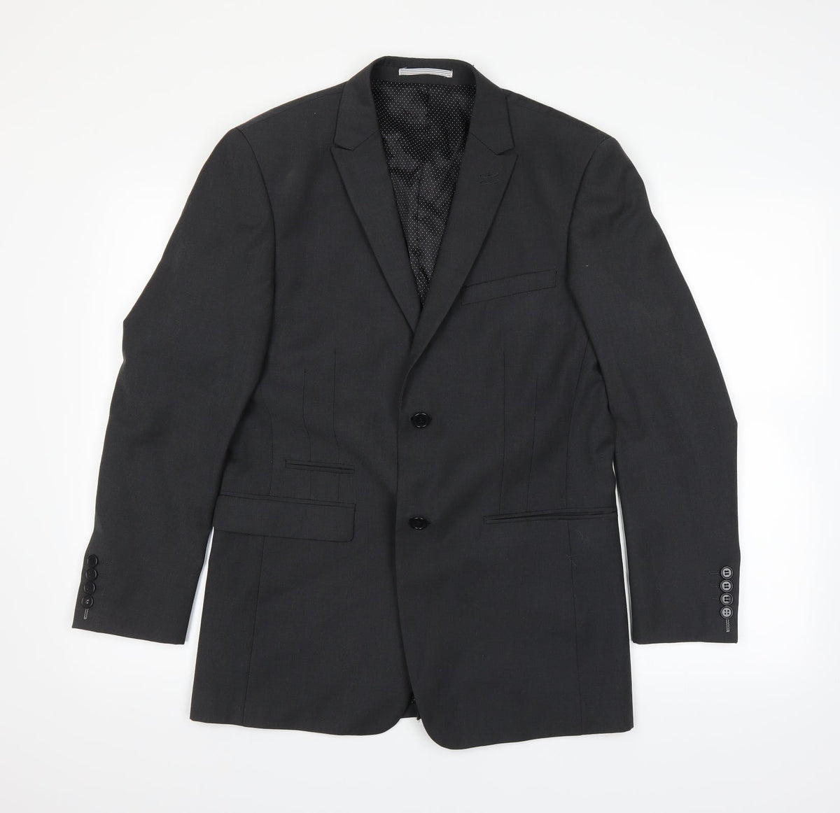 Scopes Mens Grey   Jacket Suit Jacket Size 36