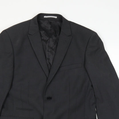 Scopes Mens Grey   Jacket Suit Jacket Size 36