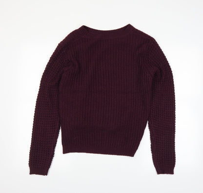 Select Womens Purple   Pullover Jumper Size 14