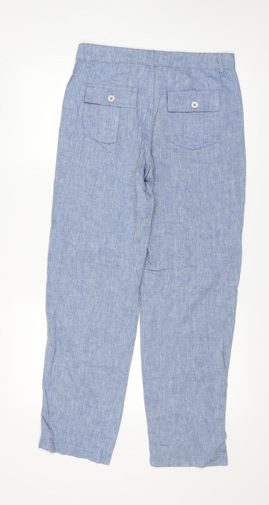 F&F Womens Blue   Trousers  Size 8 L28 in