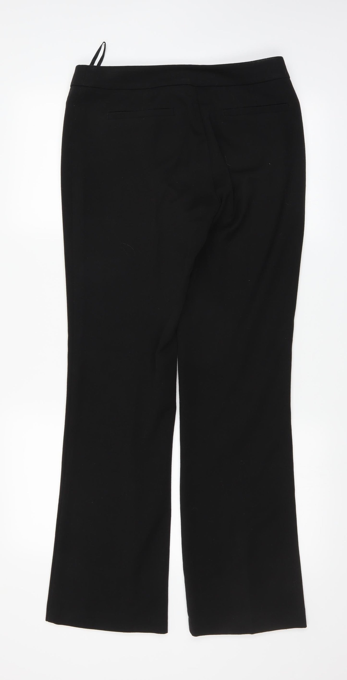 F&F Womens Black   Trousers  Size 8 L28 in