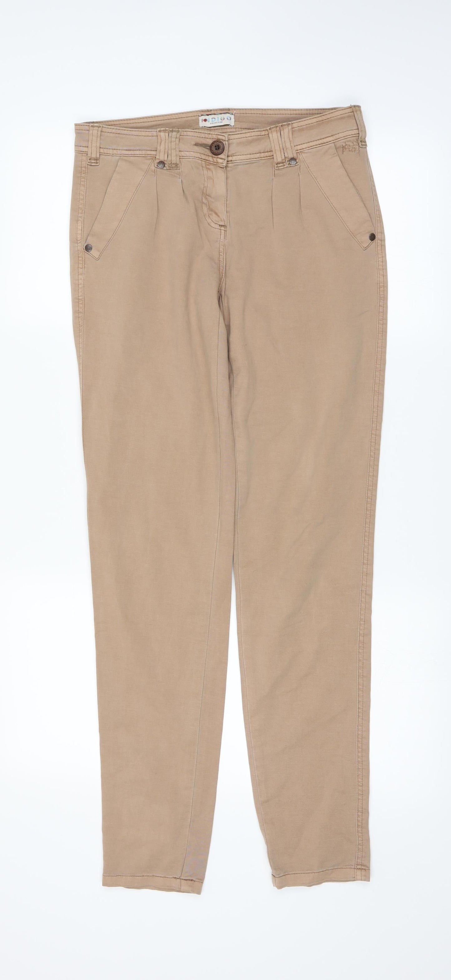 Womens UK Size 8 Marks and Spencer Regular Fit Skinny Pink Jeans