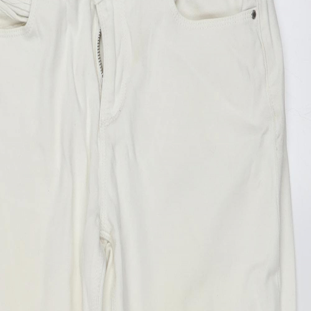 Monsoon Womens White   Straight Jeans Size 12 L23 in