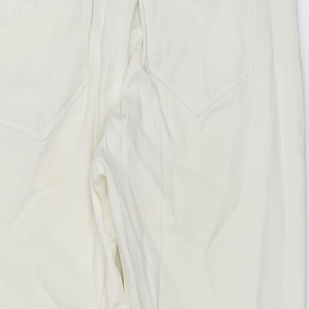 Monsoon Womens White   Straight Jeans Size 12 L23 in