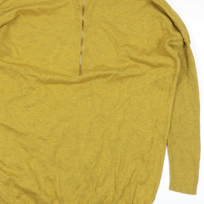 Atmosphere Womens Yellow   Pullover Jumper Size L