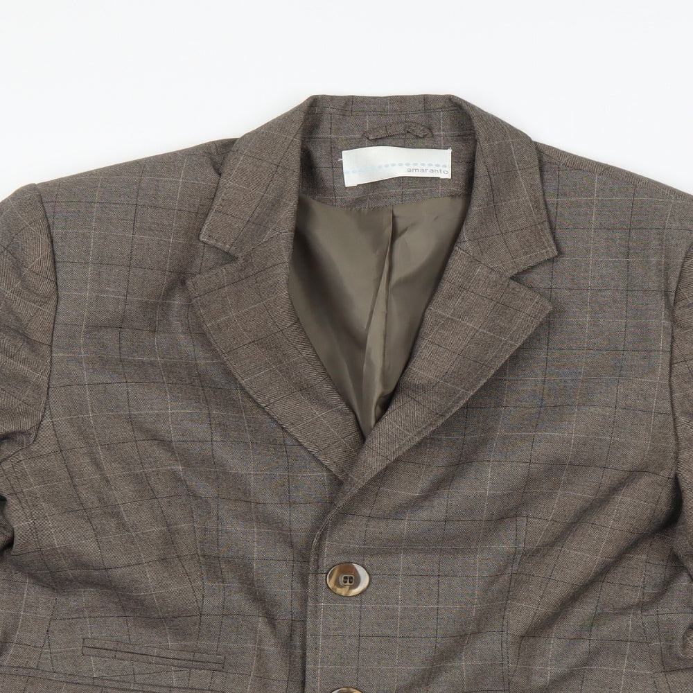 AMARANTO Womens Brown   Jacket  Size 16