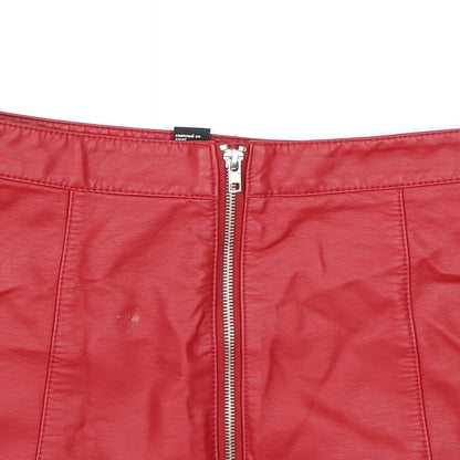 FOREVER 21 Womens Red   A-Line Skirt Size S
