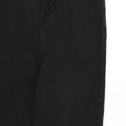 Denim CO. Womens Black  Denim Skinny Jeans Size 14 L26 in