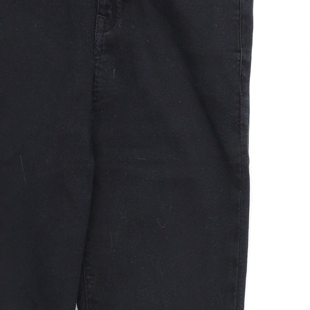 Denim CO. Womens Black  Denim Skinny Jeans Size 12 L24 in