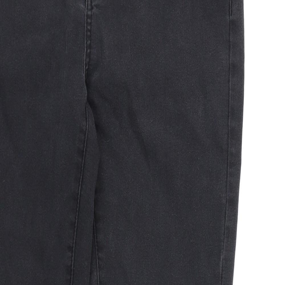 Denim CO. Womens Black  Denim Skinny Jeans Size 12 L26 in