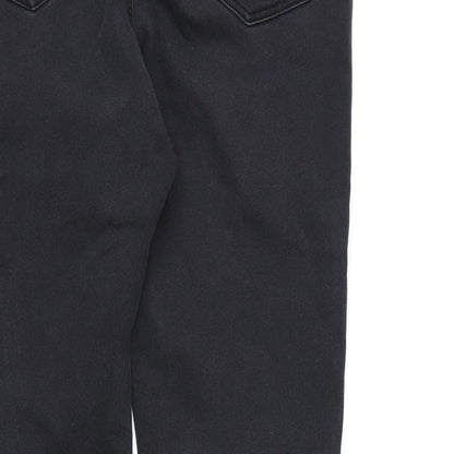 Denim CO. Womens Black  Denim Skinny Jeans Size 12 L26 in