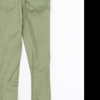 Denim CO. Girls Green  Denim Skinny Jeans Size 5-6 Years - distressed