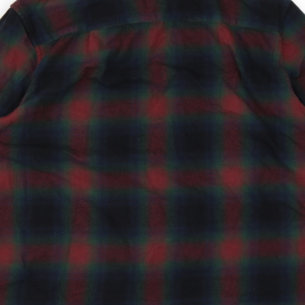 Mens UK Size S Topman Red  Button-Up Long Sleeve Casual Shirt